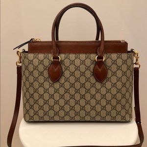 Gucci GG Supreme Monogram Tote Bag